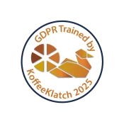 GDPR Trained by KoffeeKlatch 2025 logo