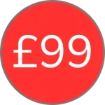 £99 in a red circle